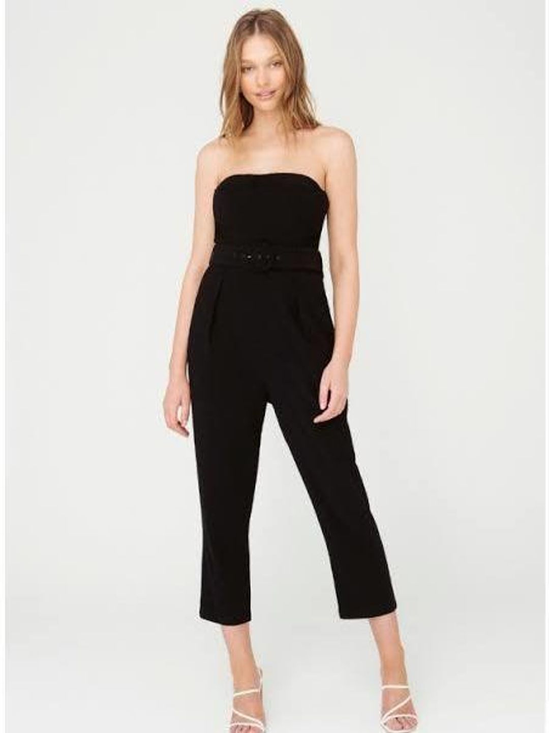 Sheike Jumpsuit Strapless Black Size 12 for rent on The Volte - main image