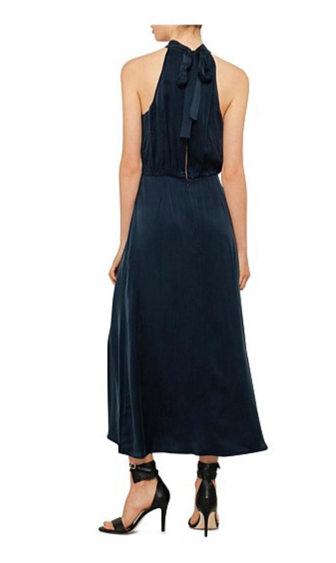 Zimmermann Sueded Picnic Midi Dress Navy Size 0 / AU 8 for rent on The Volte - main image