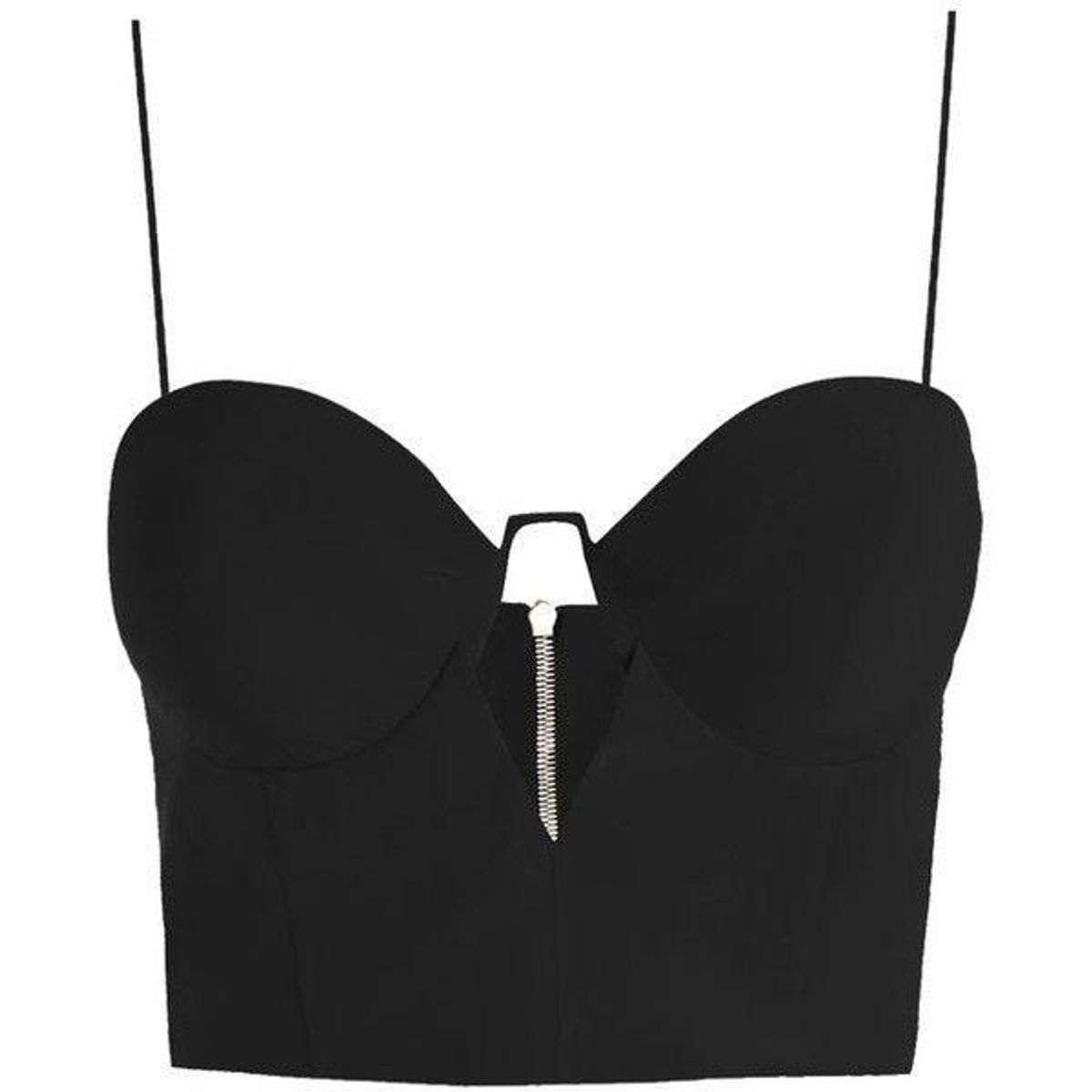 Zimmermann Silk Bustier Cropped Bodice Navy Size 8  for rent on The Volte - main image