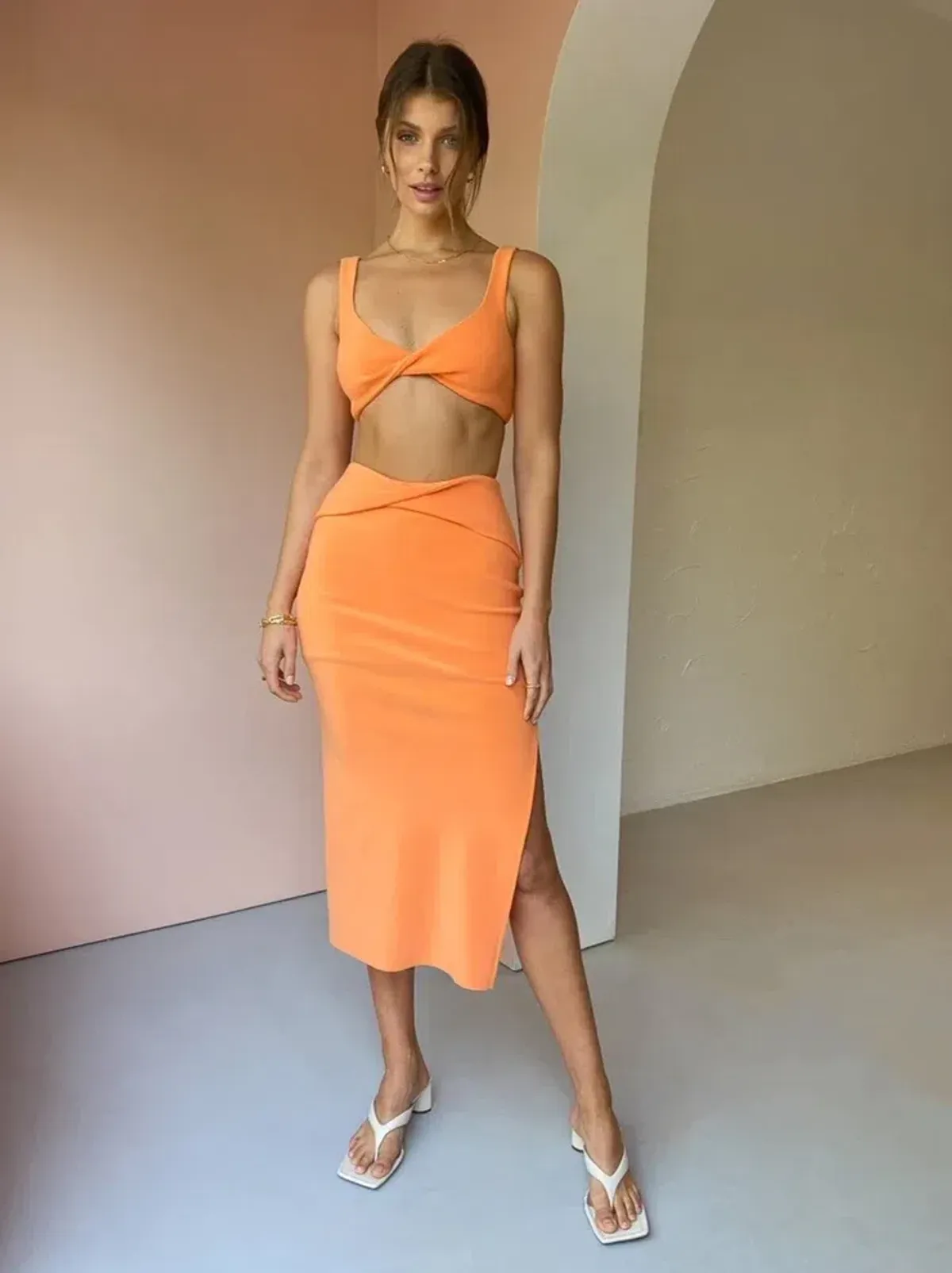 Bec & Bridge Clover Set orange size 8 for rent on The Volte - main image
