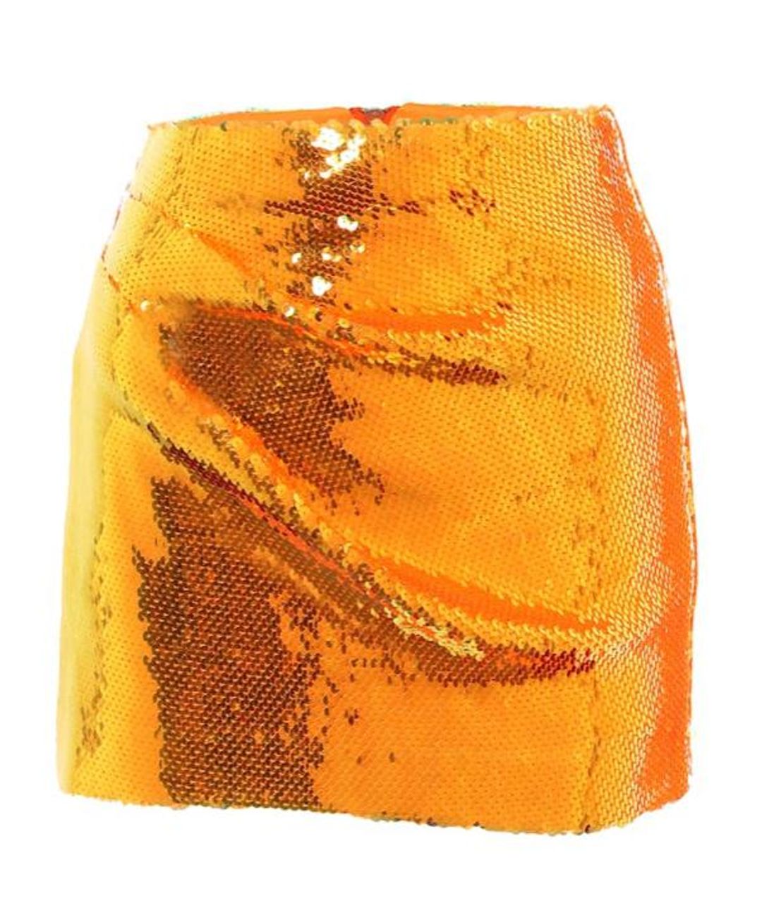 Alex Perry Riley High Rise Sequined Miniskirt Orange Size 8 for rent on The Volte - main image