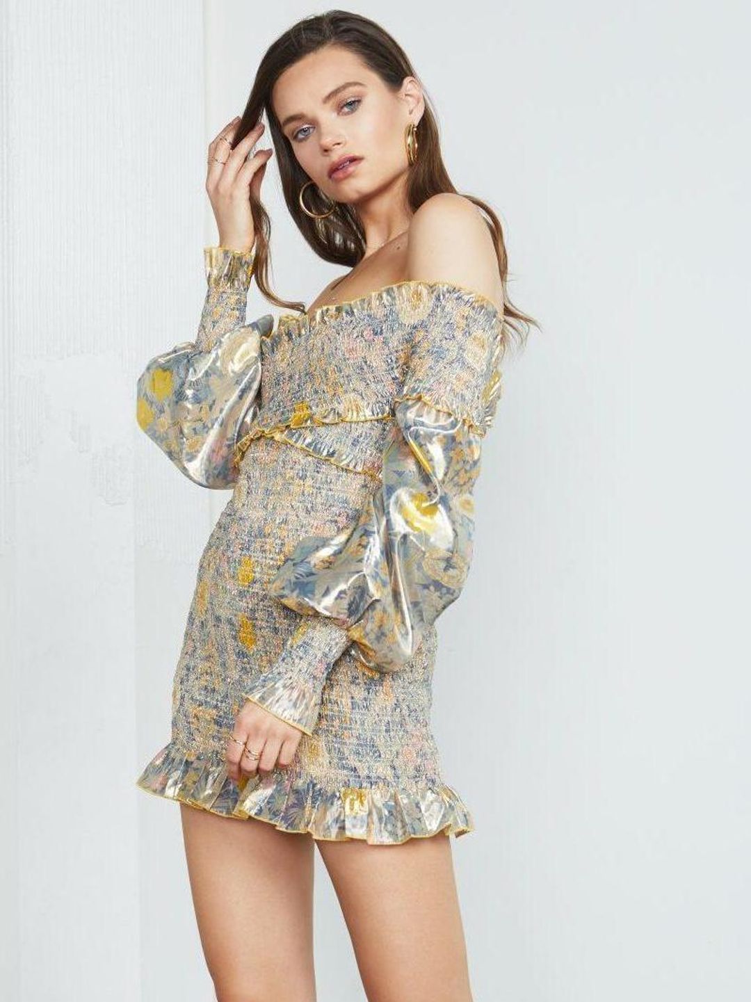 Alice Mccall Higher Love Gold Dress Size 6 for rent on The Volte - main image