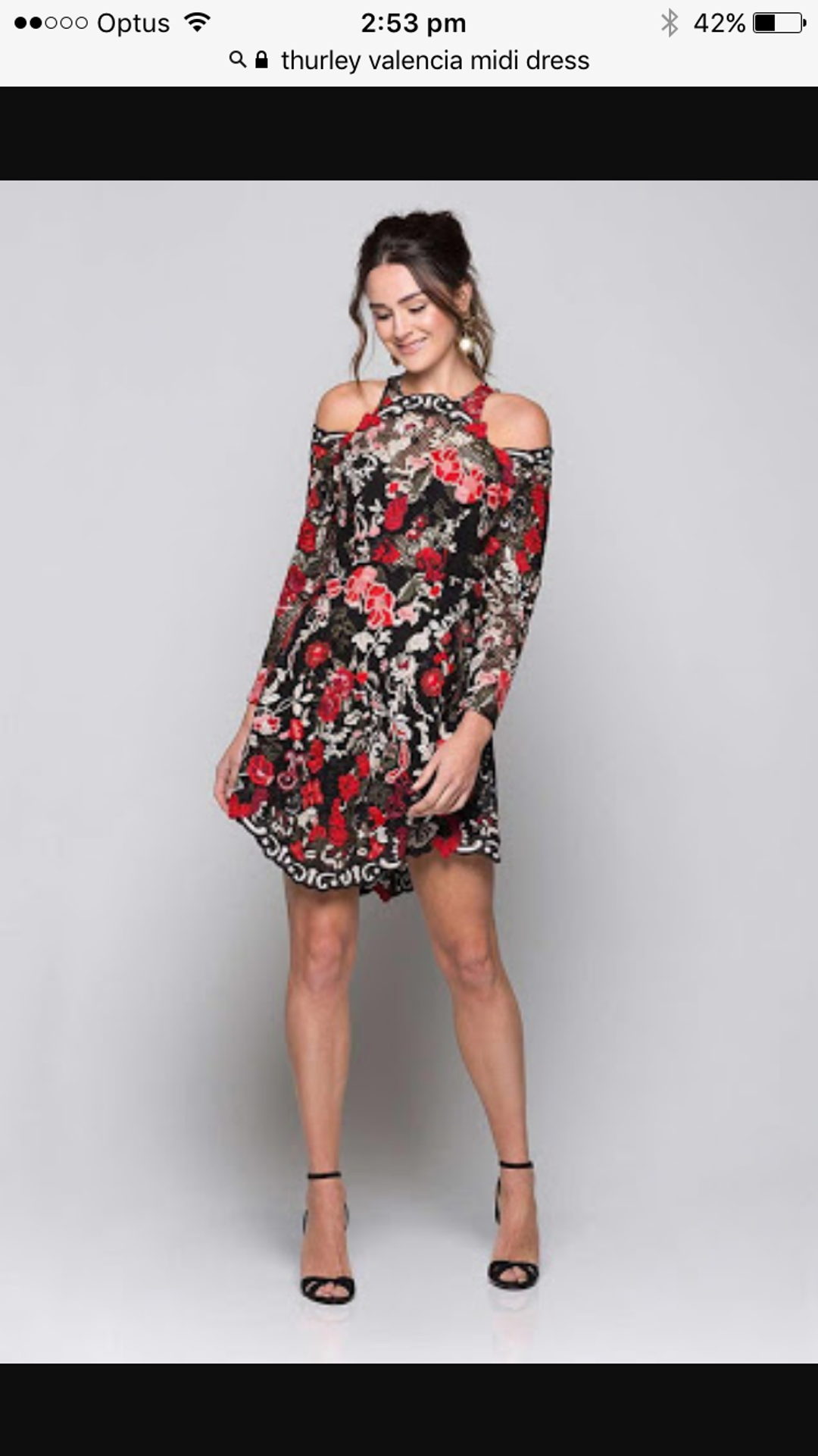 THURLEY Valencia Midi Dress 10 for rent on The Volte - main image