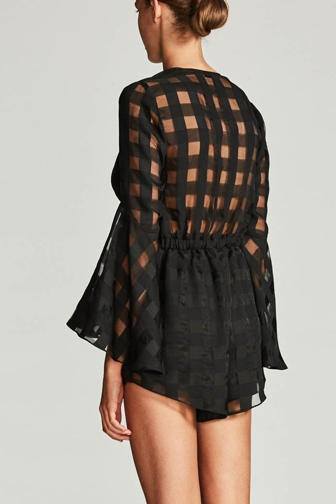 Perseus Tie Front Playsuit for rent on The Volte - main image