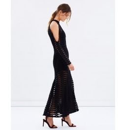 White Suede Time Stops Fishbone dress for rent on The Volte - image 4