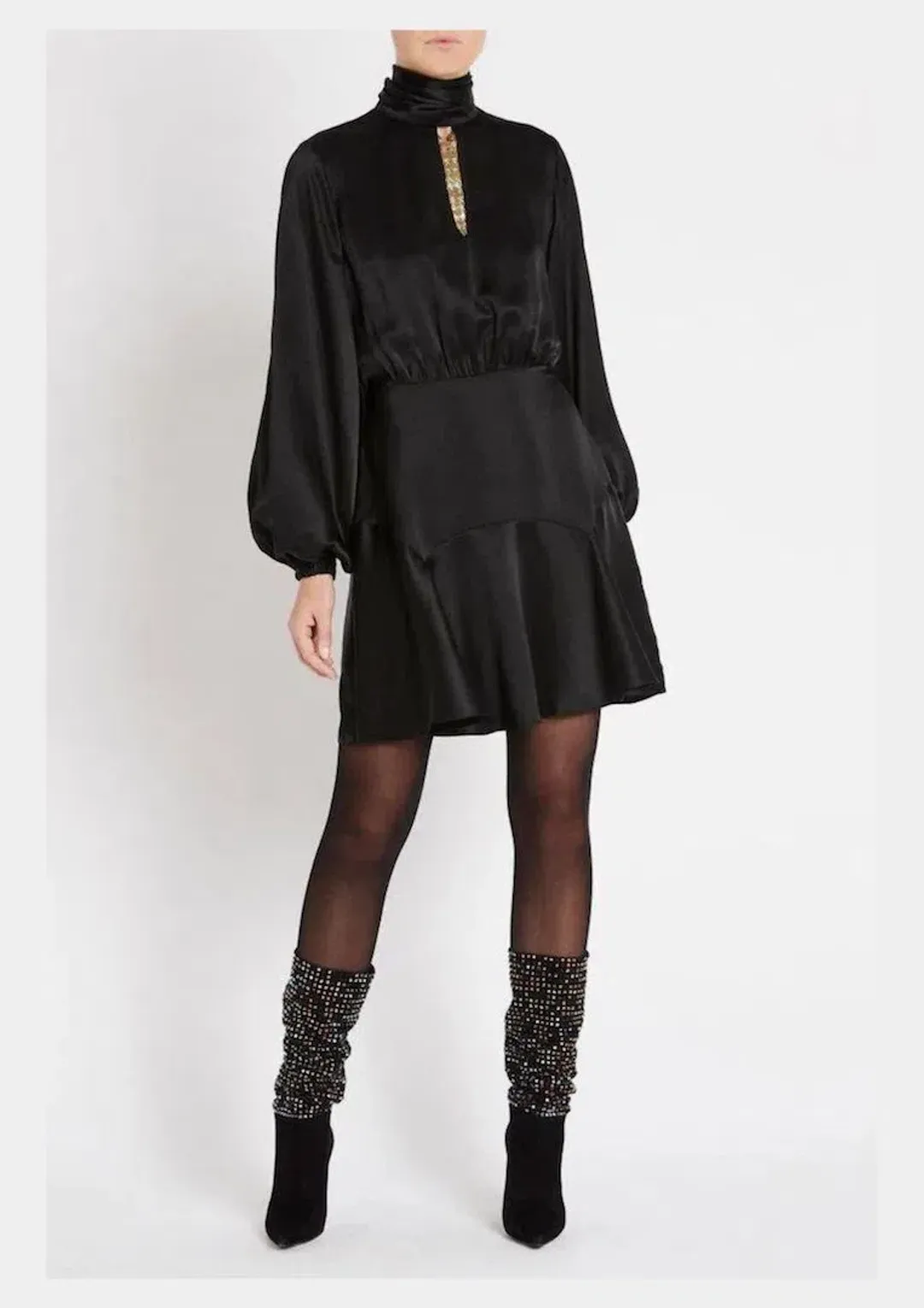 Sass and Bide Eternal Sunshine Mini Dress Black Size 4 for rent on The Volte - main image