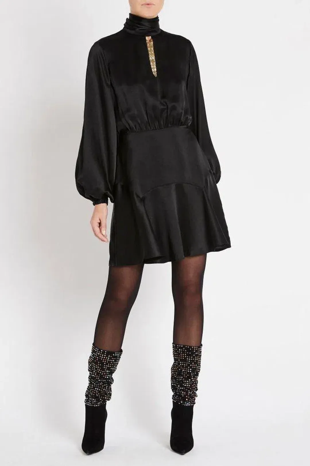 Sass and Bide Eternal Sunshine Mini Dress Black Size 4 for rent on The Volte - main image
