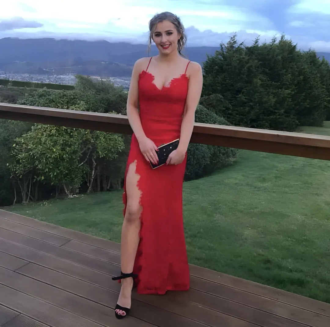 Alamour Layali Dress Red Size 12 for rent on The Volte - main image