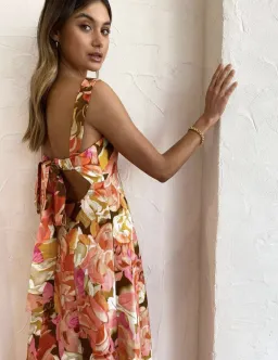 Acler Tate Dress (Pink Bouquet)  for rent on The Volte - image 5