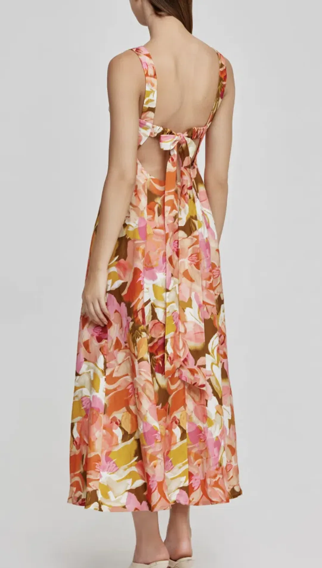 Acler Tate Dress (Pink Bouquet)  for rent on The Volte - main image