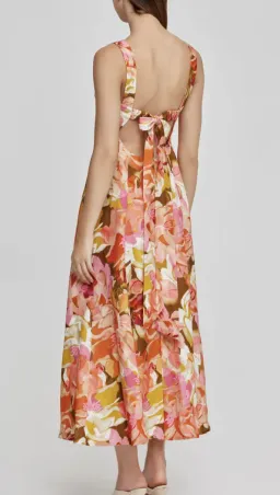 Acler Tate Dress (Pink Bouquet)  for rent on The Volte - image 3