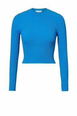 Scanlan Theodore Long Sleeve Crepe Top Blue Size 6 for rent on The Volte - image 2