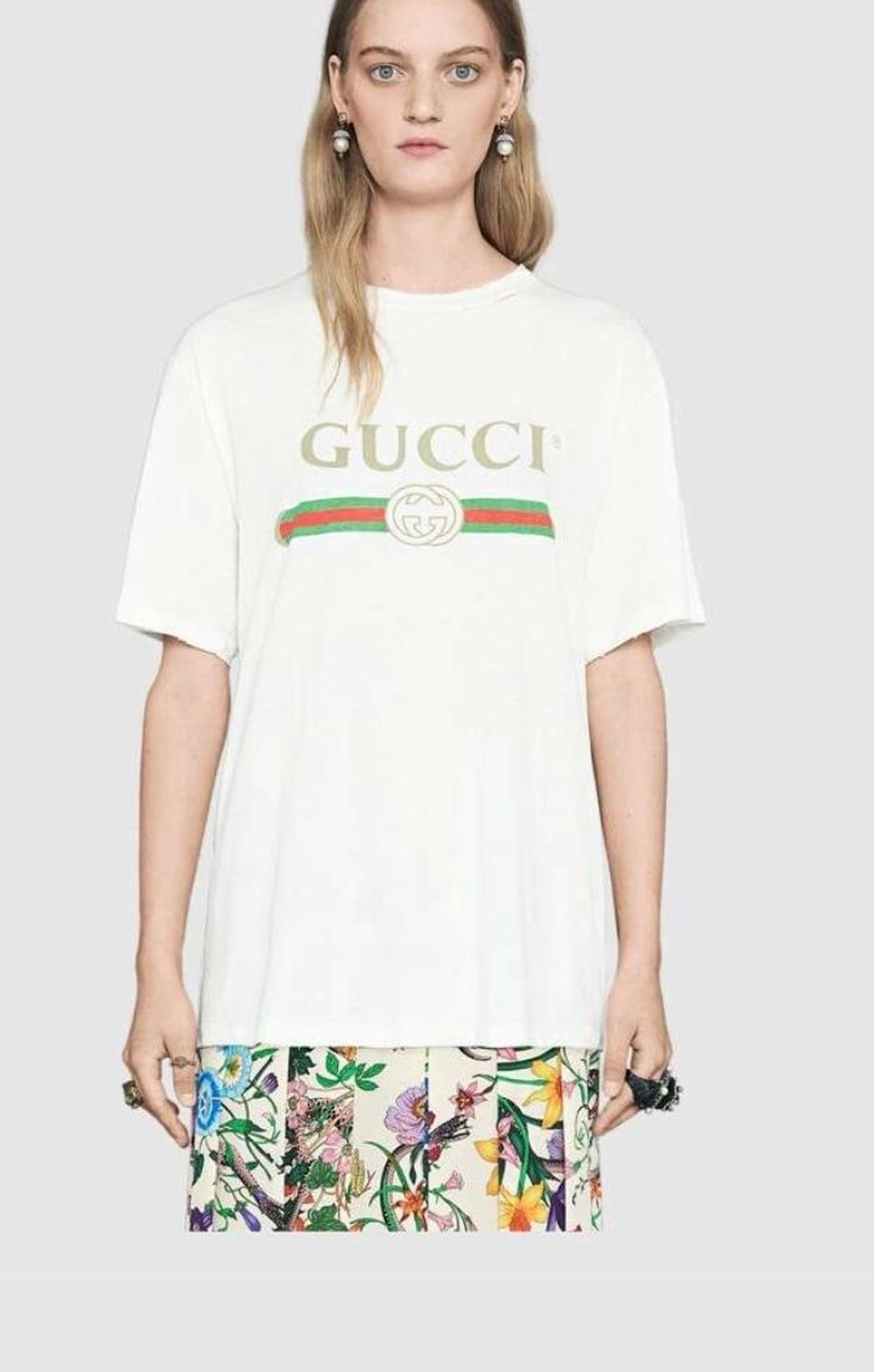 Gucci Oversized Logo T Shirt for rent on The Volte - main image