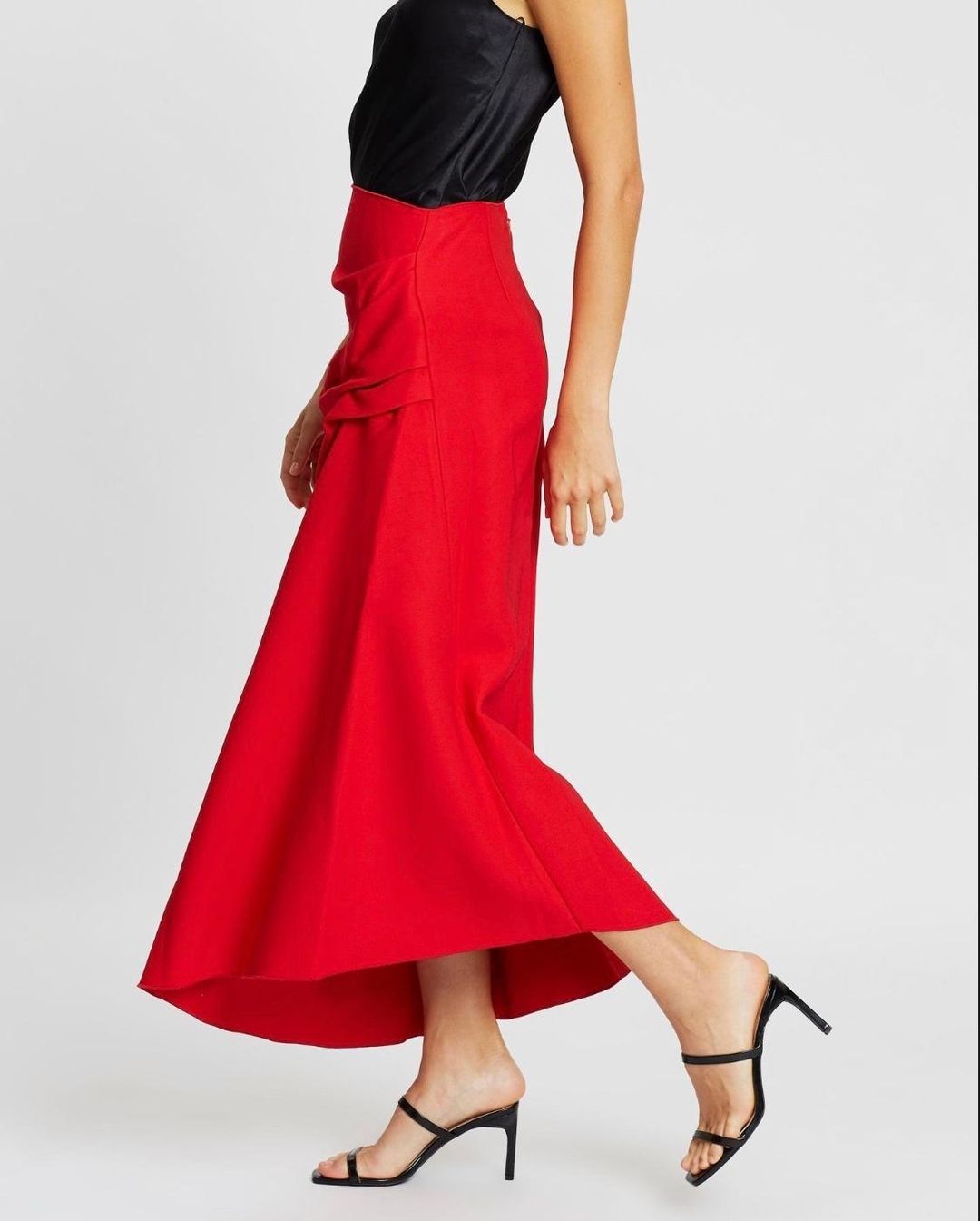 Acler Thistle Skirt Red size 10 for rent on The Volte - main image