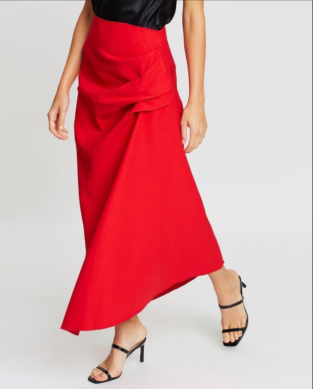 Acler Thistle Skirt Red size 10 for rent on The Volte - main image