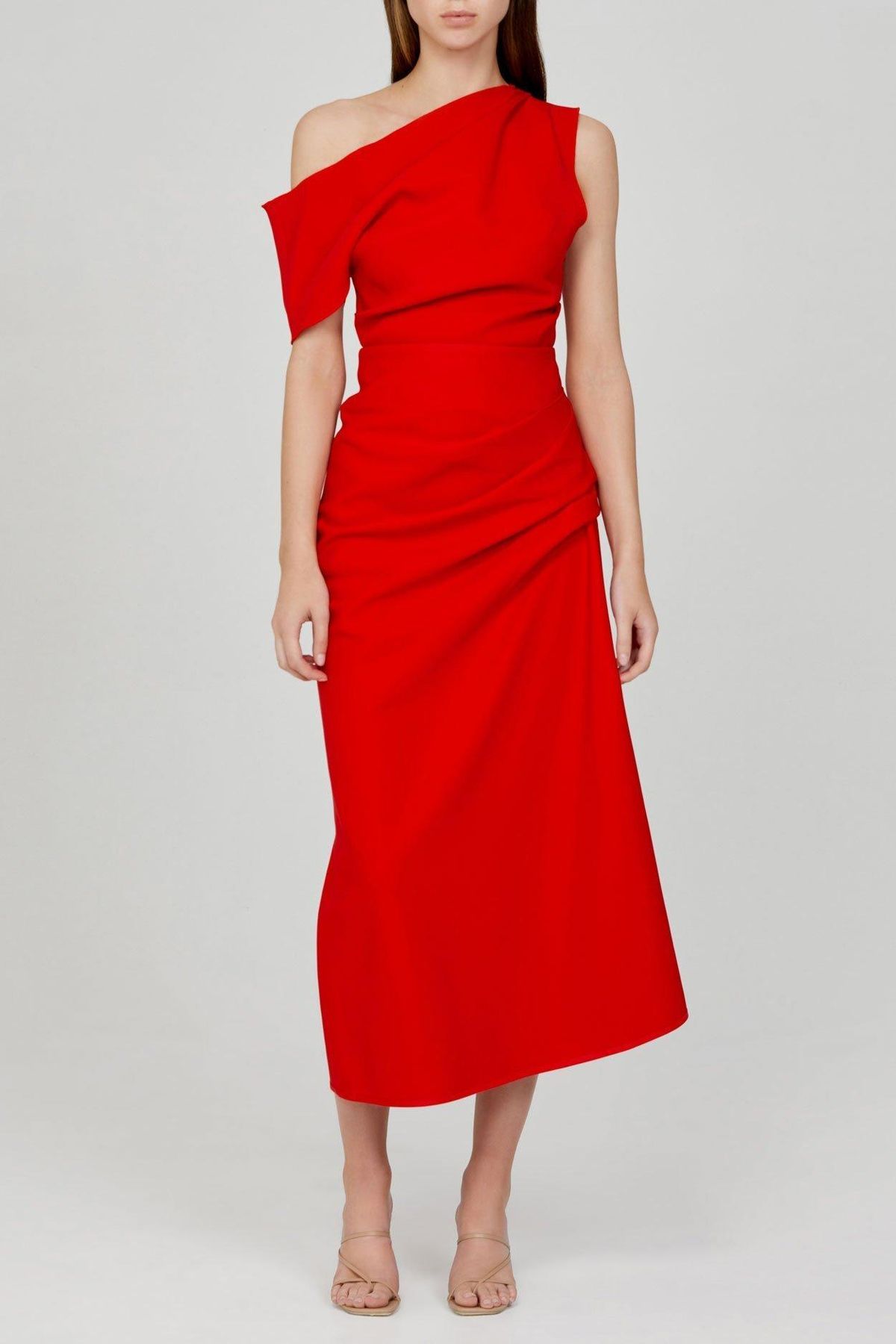 Acler Thistle Skirt Red size 10 for rent on The Volte - main image