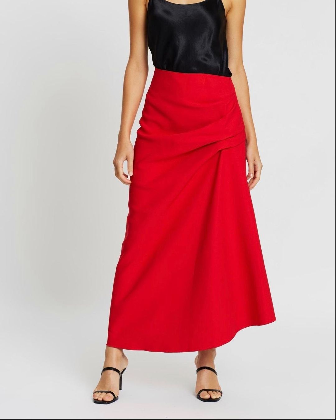 Acler Thistle Skirt Red size 10 for rent on The Volte - main image