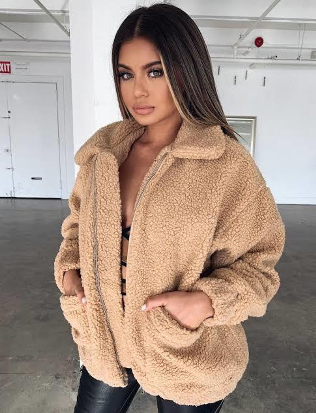 I AM GIA Teddy Jacket for rent on The Volte - main image