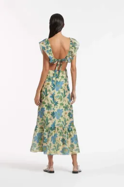 Sir The Label Celia Frill Midi Dress Marguerite Print Size AU 10 for rent on The Volte - image 3