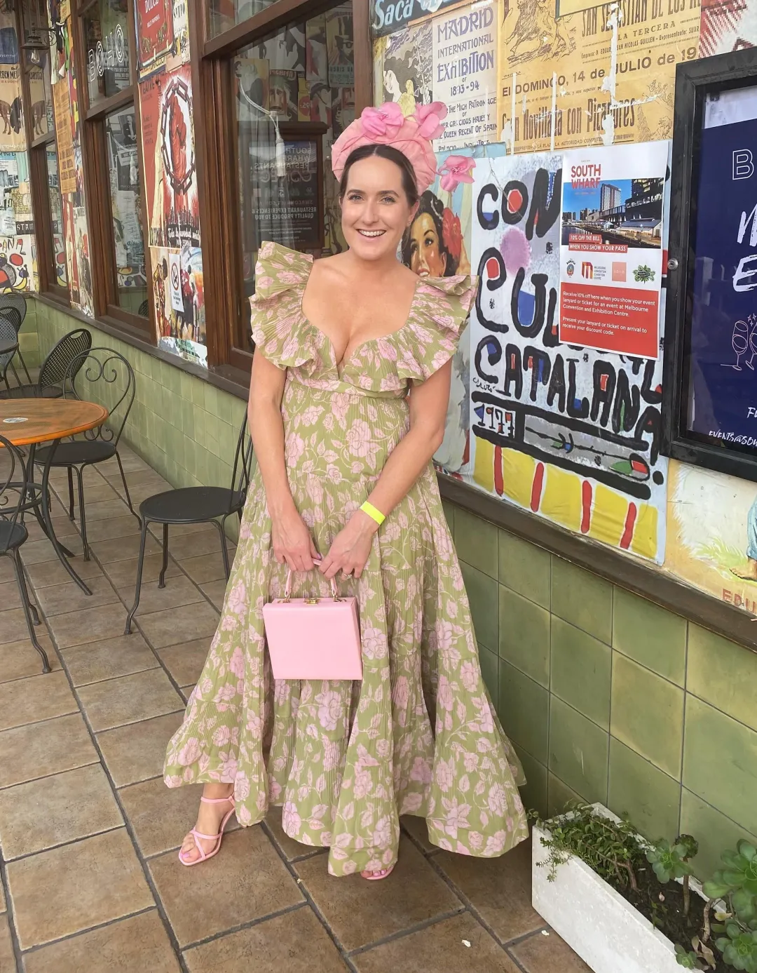 Zimmermann The Lovestruck Pleated Gown Floral Print Size 2 / AU 12 for rent on The Volte - main image