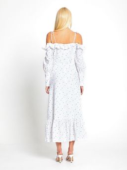 ALICE MCCALL PORCELAIN LIMONATA MIDI DRESS - SIZE 10 AU/6 US (RRP $395) for rent on The Volte - image 4