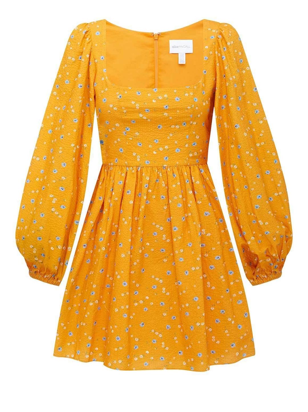 Alice McCall Limonata Mini Dress Apricot Size 6 for rent on The Volte - main image