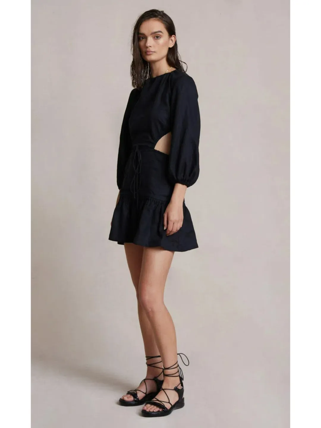 Bec & Bridge Arlington Mini Dress in Black Size AU 6 for rent on The Volte - main image