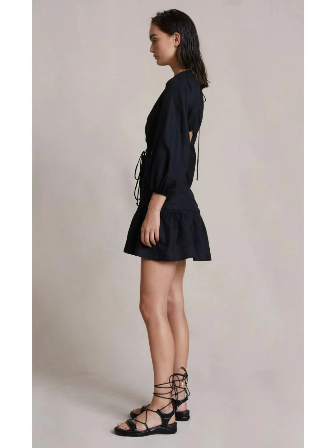 Bec & Bridge Arlington Mini Dress in Black Size AU 6 for rent on The Volte - main image