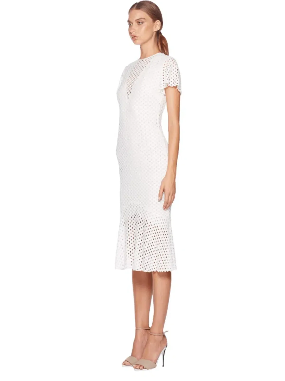 Bec + Bridge White Lace Dress Size 8 for rent on The Volte - main image