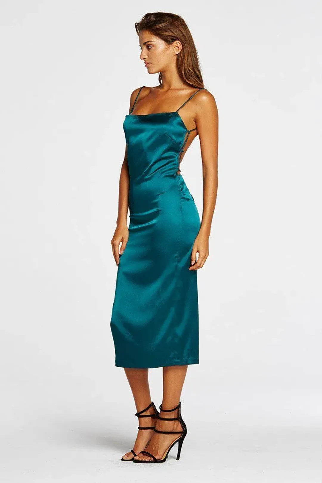 Maurie & Eve Apache Dress Green Size 10 for rent on The Volte - main image