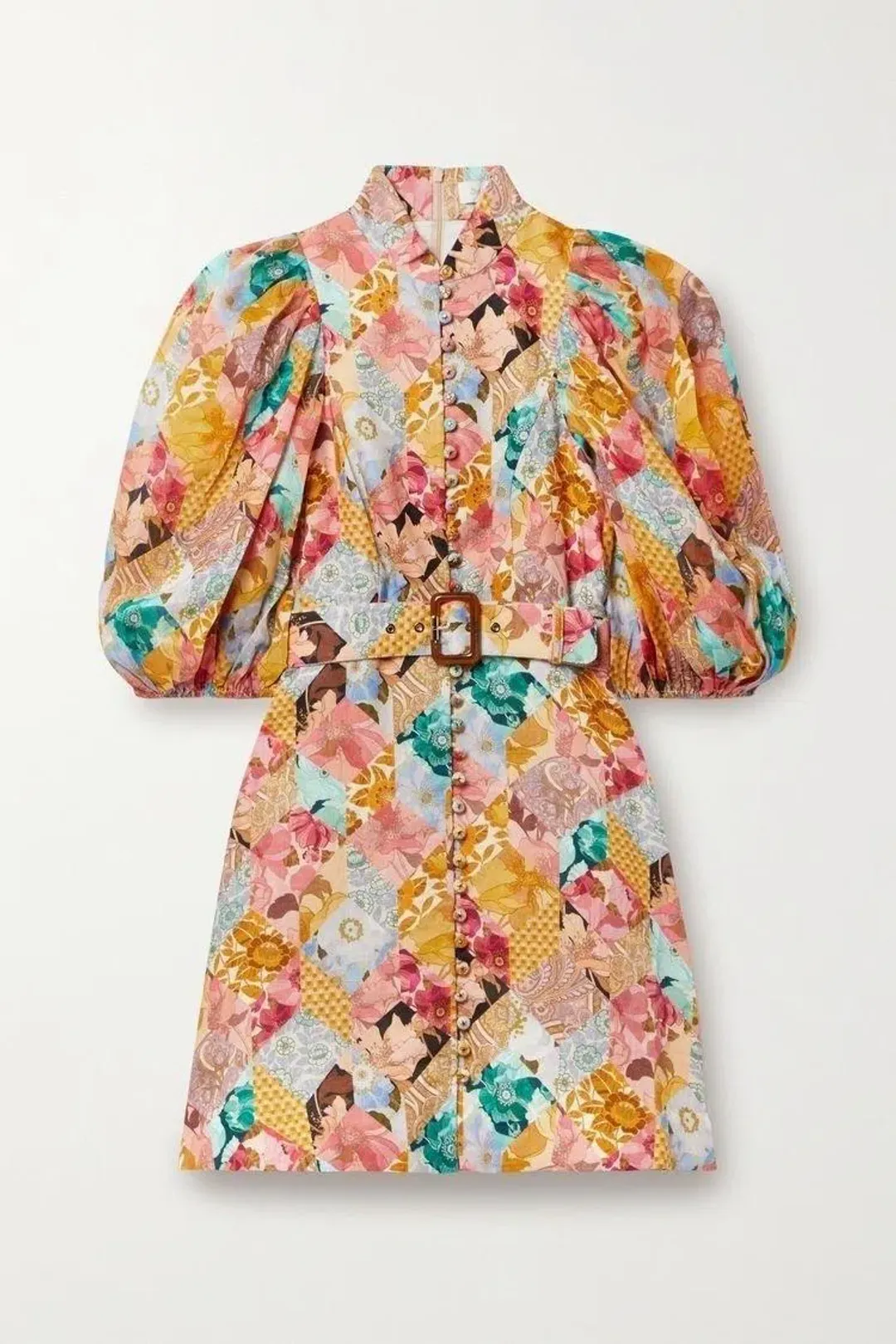 Zimmermann Tempo Kaleidoscope Mini Dress Floral Size 2 / Au 12 for rent on The Volte - main image