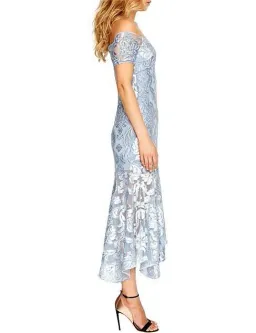 Alice McCall Fleur De Lys Gown Dress Light Blue Pebble Size 10 for rent on The Volte - image 3