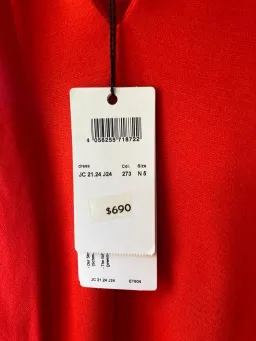 Marc Cain Orange Dress Size 12 for rent on The Volte - image 3