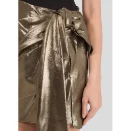 Ysl bow embellished lame skirt  for rent on The Volte - image 2