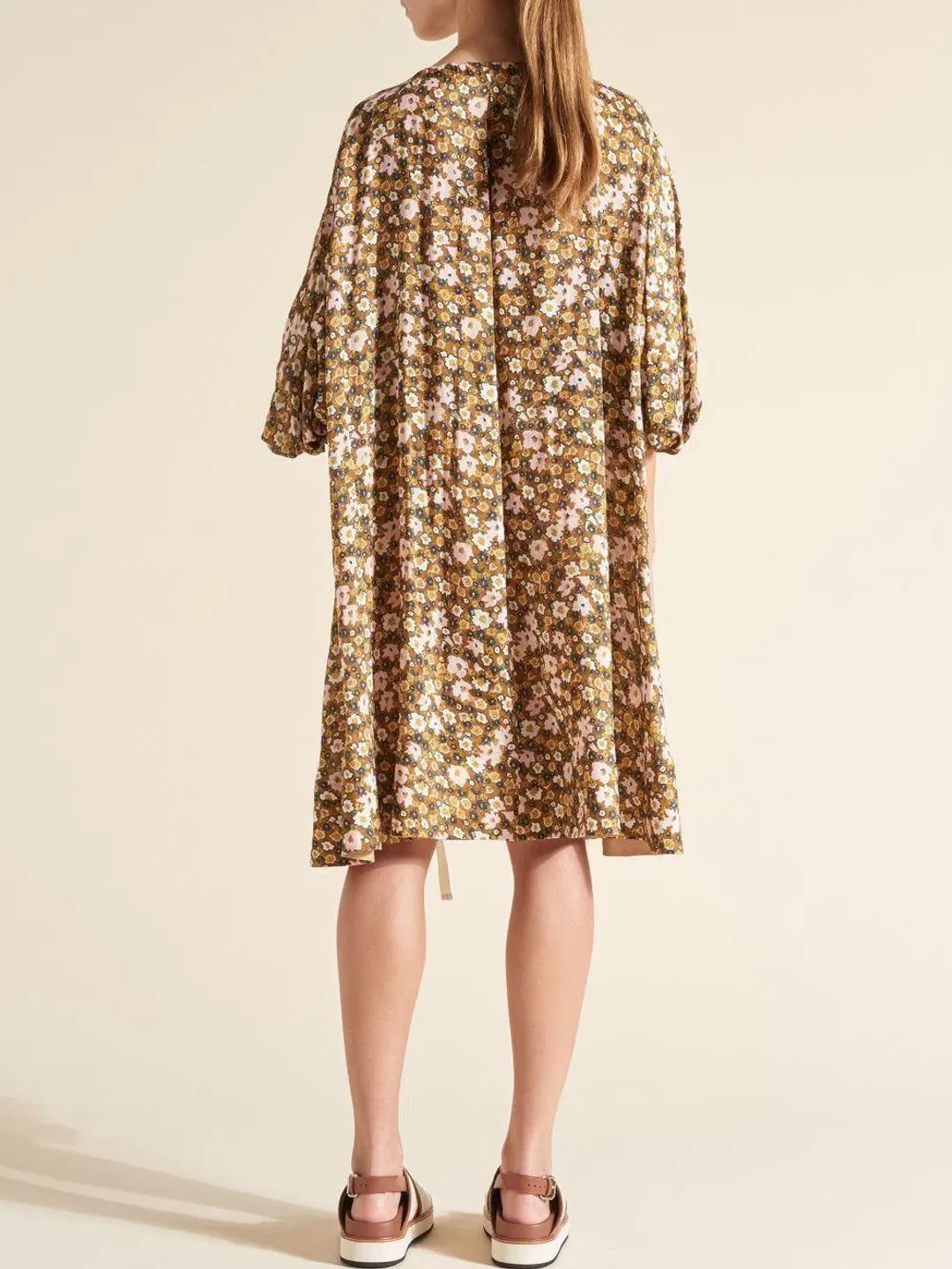Lee Mathews Ariel Puff Sleeve Dress for rent on The Volte - main image