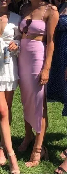 Bec & Bridge Alba Cut Out Midi Dress Size 8 for rent on The Volte - image 4