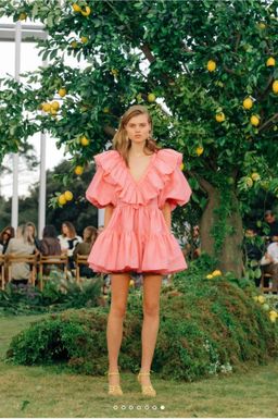 AJE - Solstice Ruffle Tiered Smock Dress  for rent on The Volte - image 7