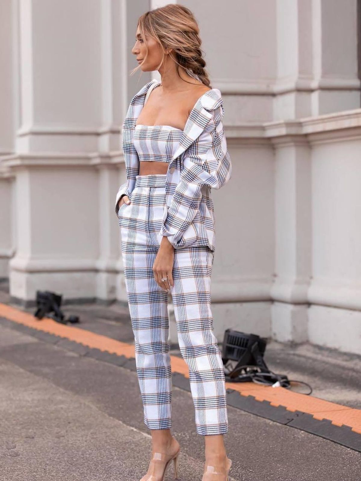 Manning Cartell - Hip Check Bandeau & Pant Set (JACKET NOT INCLUDED) Size 6 for rent on The Volte - main image