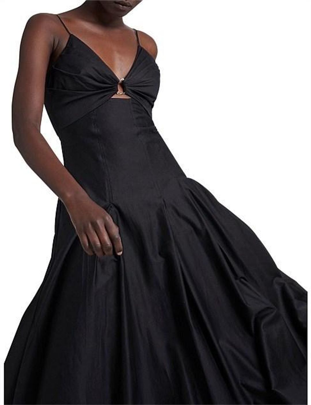 AJE Solstice Strappy Ring Midi Dress for rent on The Volte - main image