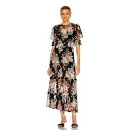 alice McCALL - Pretty Thing Midi Dress Black Size 8 for rent on The Volte - image 1