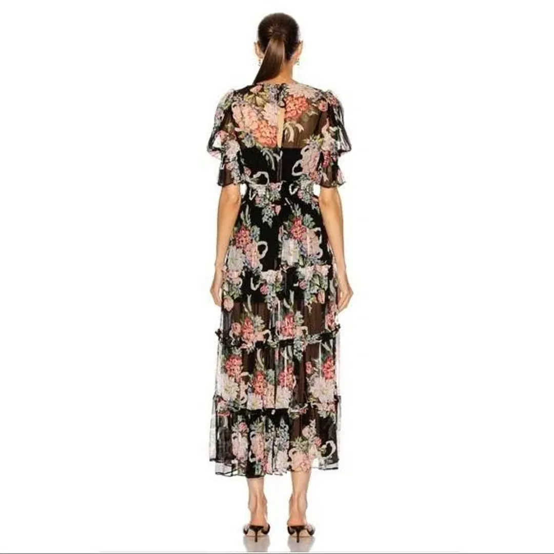 alice McCALL - Pretty Thing Midi Dress Black Size 8 for rent on The Volte - main image