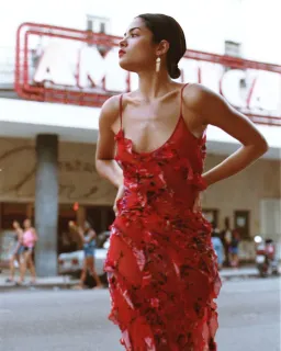 Rat and Boa Maribou Dress Print Size XS for rent on The Volte - image 4