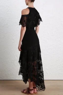 NEEDLE & THREAD Marie Embellished Black Gown Size 8 for rent on The Volte - image 3