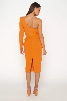 Mossman Follow Me Dress Orange Size 8  for rent on The Volte - image 4