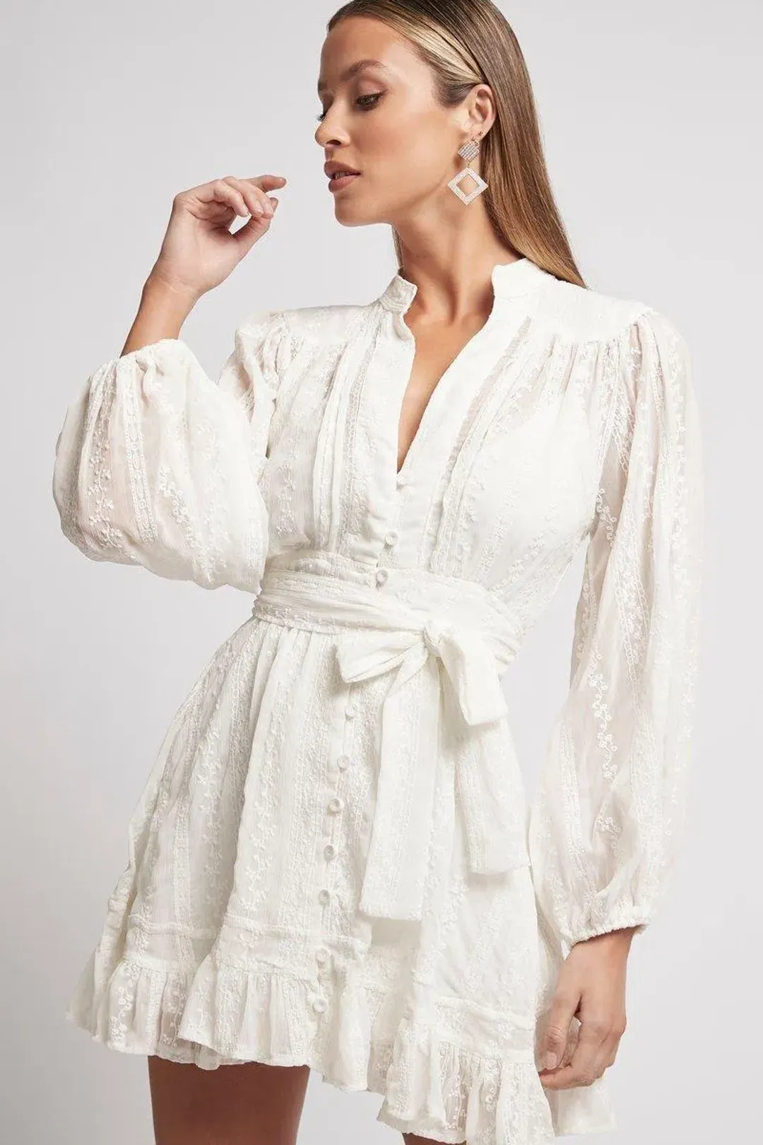 Sofia The Label Palermo Dress White Size S for rent on The Volte - main image