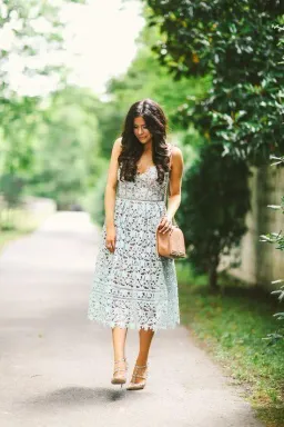 Self Portrait Azaela Midi Dress Mint Size 8 for rent on The Volte - image 4
