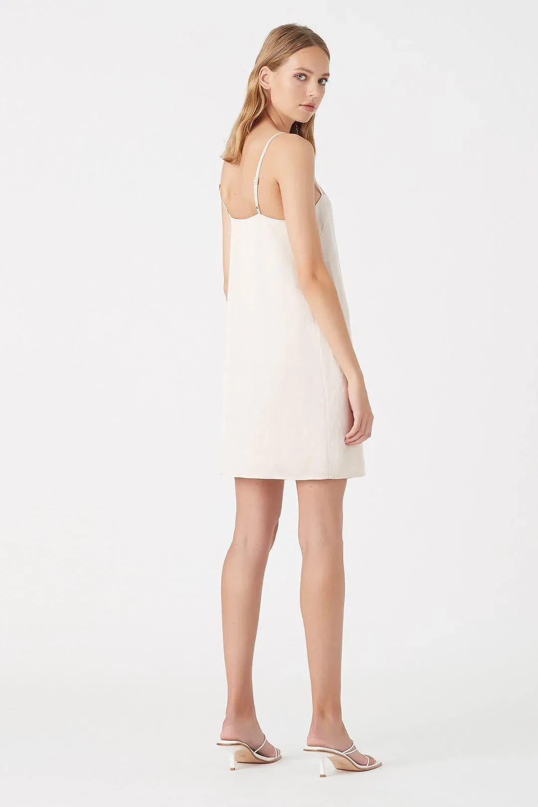 Aje  Mimosa Easton Slip Mini Dress Blush Size 4 for rent on The Volte - main image