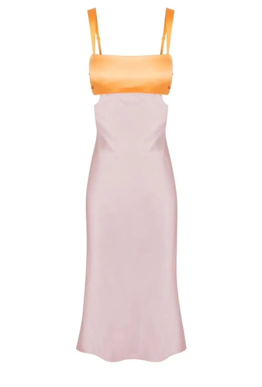  Hansen & Gretel Felicity Dress In Apricot/Lilac Size 6  for rent on The Volte - main image