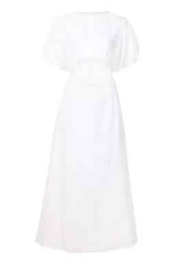 Sir the Label Franc Puff Sleeve Mini Dress in Chalk White Size 1 for rent on The Volte - image 5