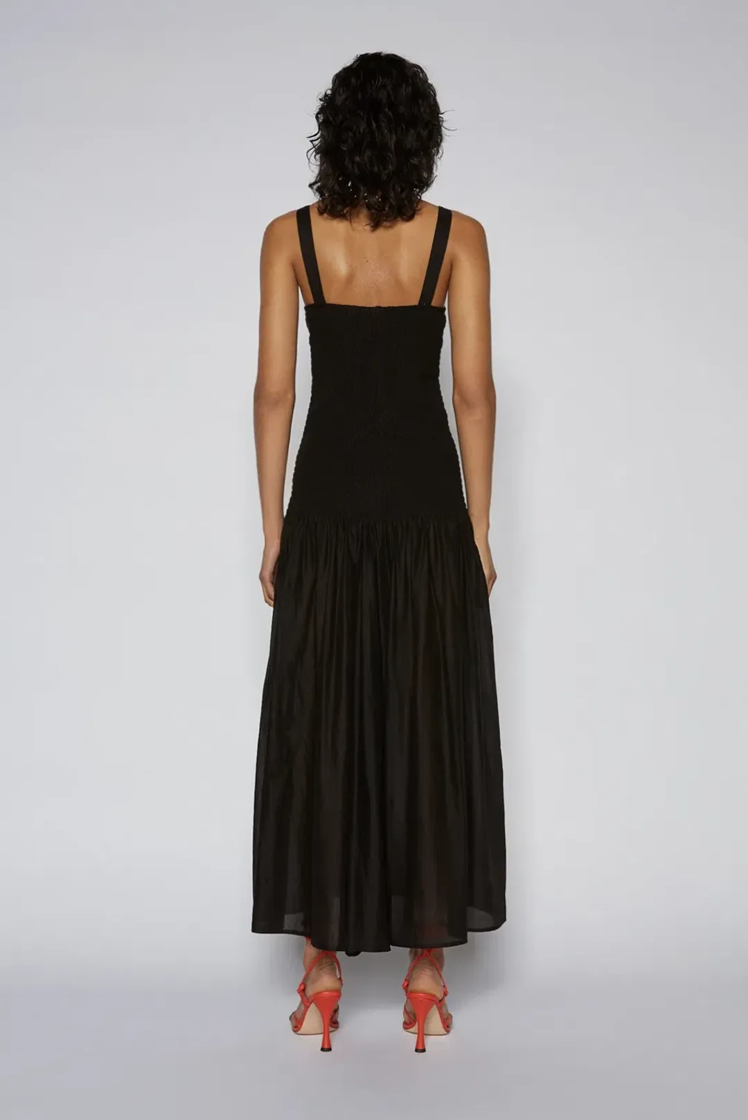 Scanlan Theodore Black Cotton Bralette Dress Size 8 for rent on The Volte - main image